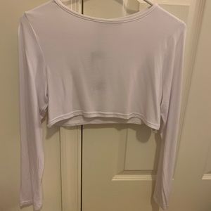 NWT ISAWITFIRST White Crop Top
